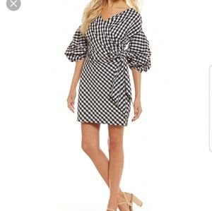 Gianni Bini Gingham Dress SZ Small NWT